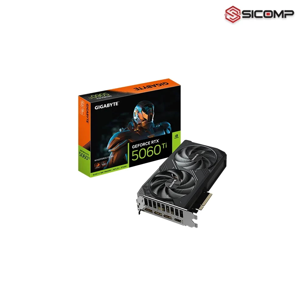 CARD MÀN HÌNH GIGABYTE GEFORCE RTX 5060 TI WINDFORCE OC 8G