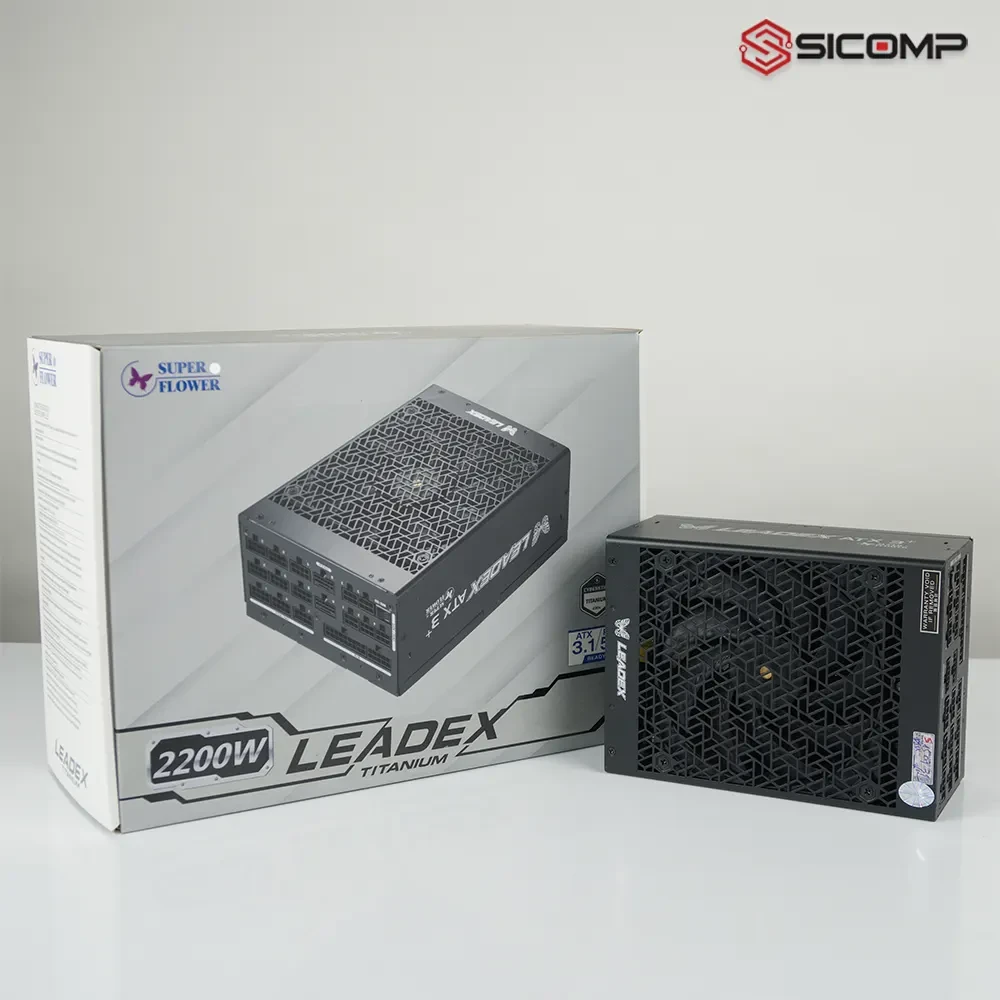 NGUỒN SUPER FLOWER LEADEX CYBENETICS TITANIUM 2200W ATX 3.1 & PCIE 5.1