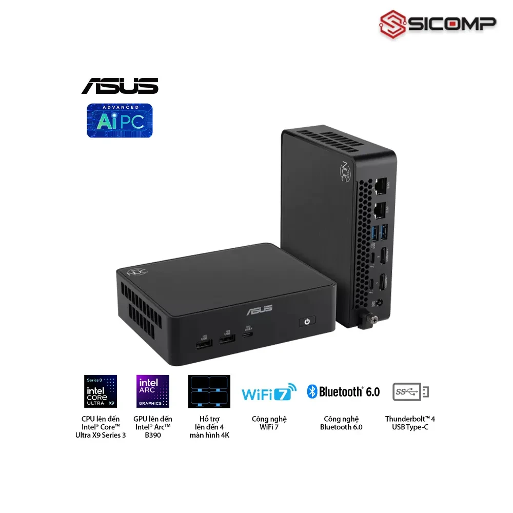 MÁY TÍNH MINI PC NUC 16 PRO RNUC16GDKU760000