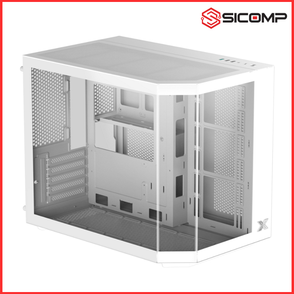 VỎ CASE XIGMATEK CUBI M WHITE (MATX) - CASE BỂ CÁ
