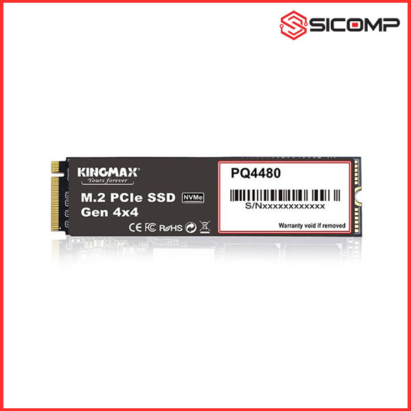 Ổ CỨNG SSD KINGMAX PQ4480 2TB M.2 2280 PCIE NVME GEN4x4 (ĐỌC 3500MB/S) - GHI 2780MB/S)