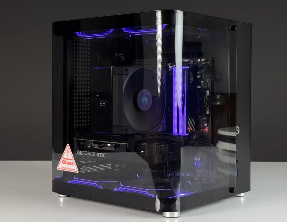 Vỏ case bể cá vô cực tại Sicomp Xu hướng thiết kế build pc bể cá kính cường lực vô cực sang trọng