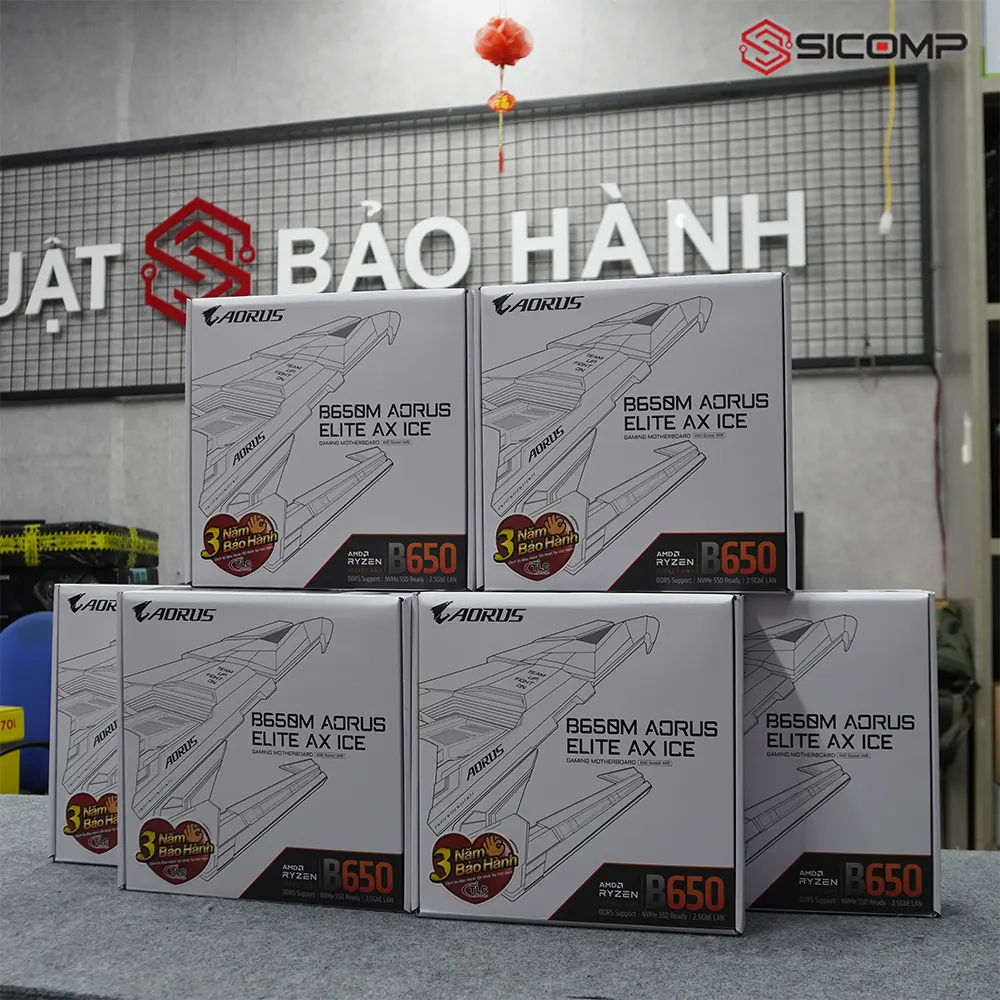 GIGABYTE B650M AORUS ELITE AX ICE Mainboard GIGABYTE B650M AORUS ELITE AX ICE