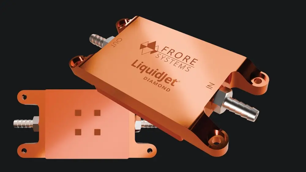 Giải pháp phiến làm mát bằng kim cương LiquidJet Diamond cho chip AI doanh nghiệp