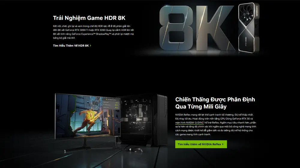Lựa chọn số 1 cho Gaming 8K và Đồ họa chuyên nghiệp Lựa chọn số 1 cho Gaming 8K và Đồ họa chuyên nghiệp