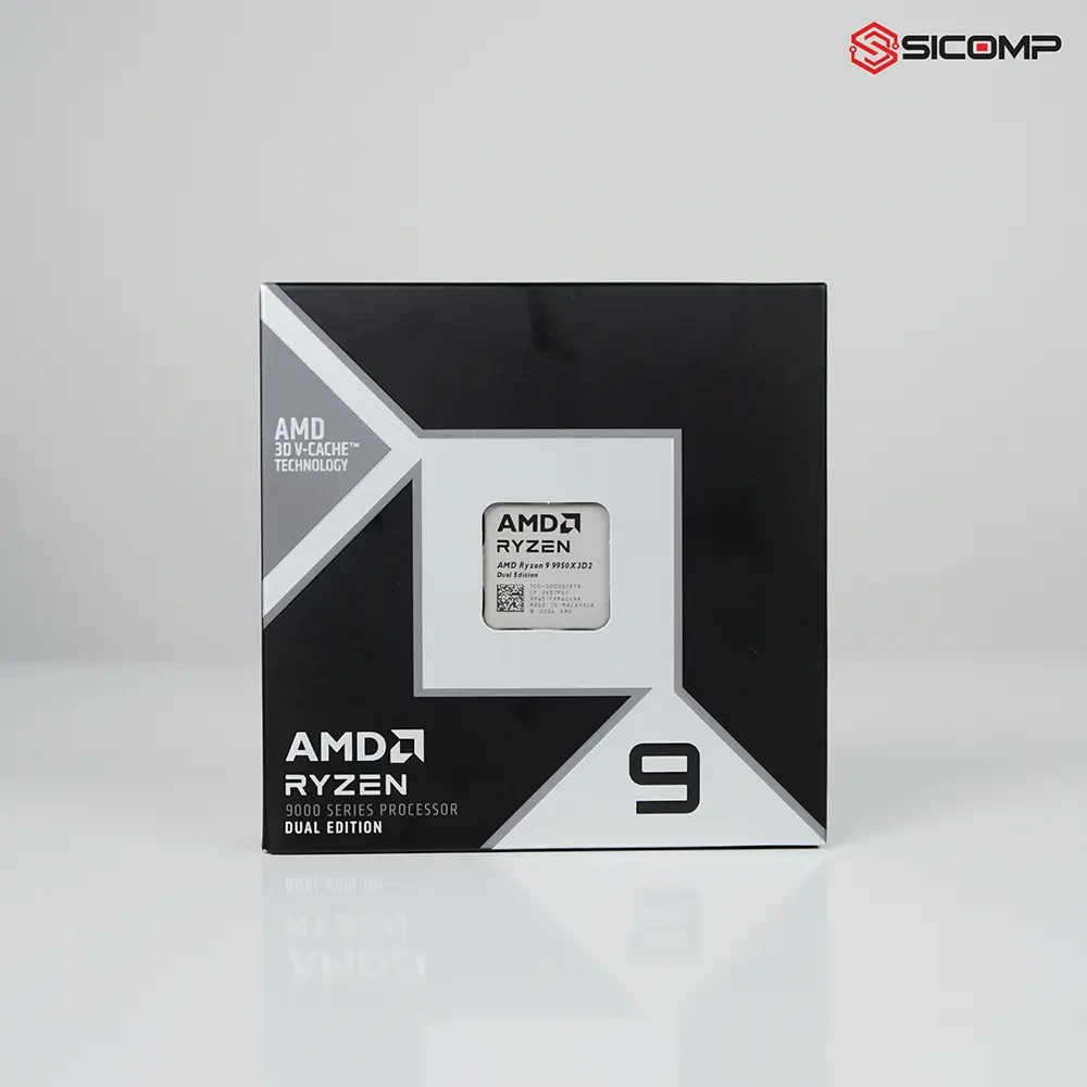 AMD Ryzen 9 9950X3D2 Dual Edition thế hệ mới chính hãng tại Sicomp