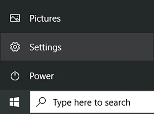 Truy cập giao diện Settings để bắt đầu kiểm tra bản quyền Windows