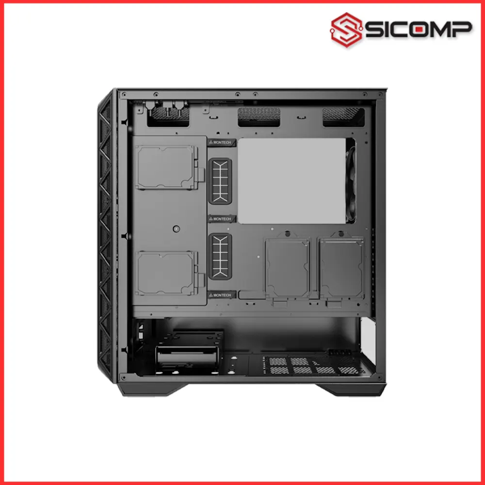 Không gian nội thất rộng rãi hỗ trợ card đồ họa dài đến 400mm