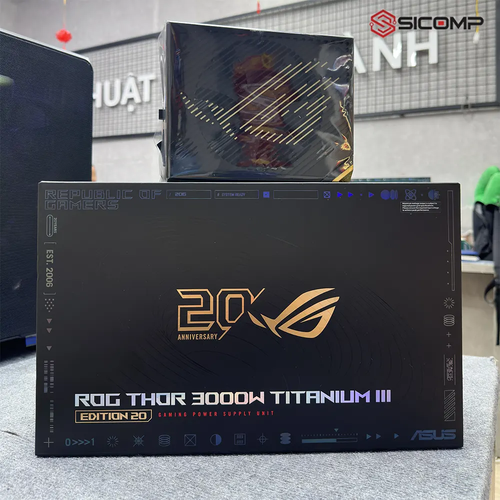 Tổng quan nguồn máy tính ROG Thor 3000W Titanium III Edition 20