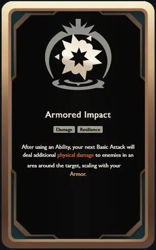 Lõi Vàng Armored Impact Va Chạm Giáp Bọc