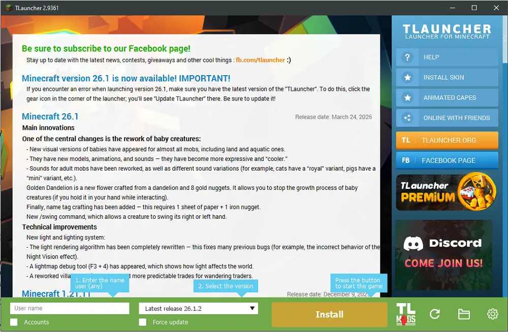 Giao diện chọn phi&ecirc;n bản v&agrave; v&agrave;o game