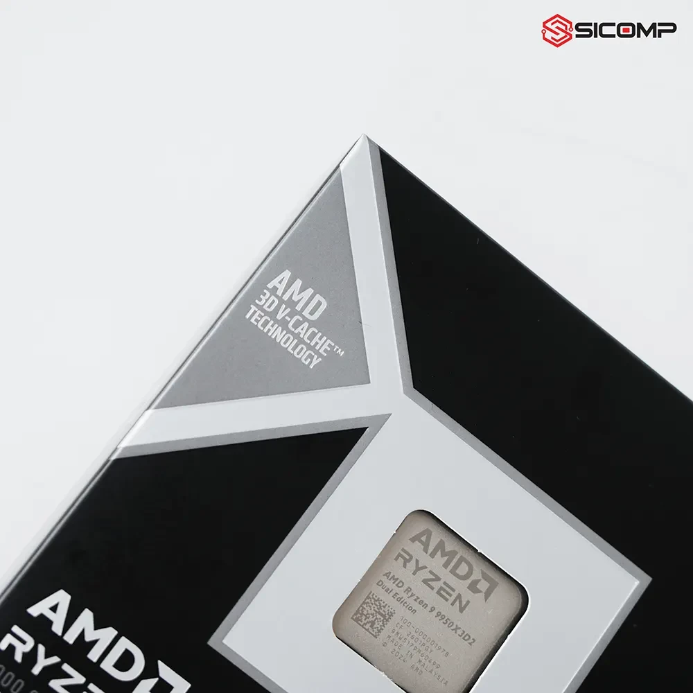 Công nghệ 3D V-Cache kép cấu trúc Dual Edition trên Ryzen 9 9950X3D2