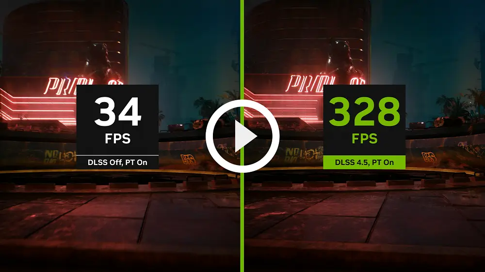 Tăng tốc hiệu năng khung hình với DLSS 4 AI DLSS giúp tăng tốc FPS vượt trội cho trải nghiệm game mượt mà