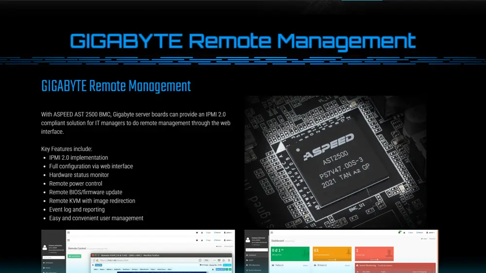 Mẫu bo mạch chủ chuyên dụng Gigabyte WRX80 tích hợp cổng quản lý IPMI chuyên dụng