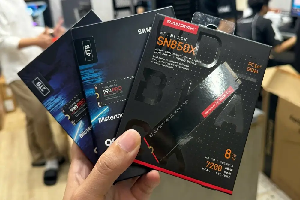 Đánh giá SSD NVMe cho AI local và lý do ổ cứng 4TB trở thành tiêu chuẩn vàng