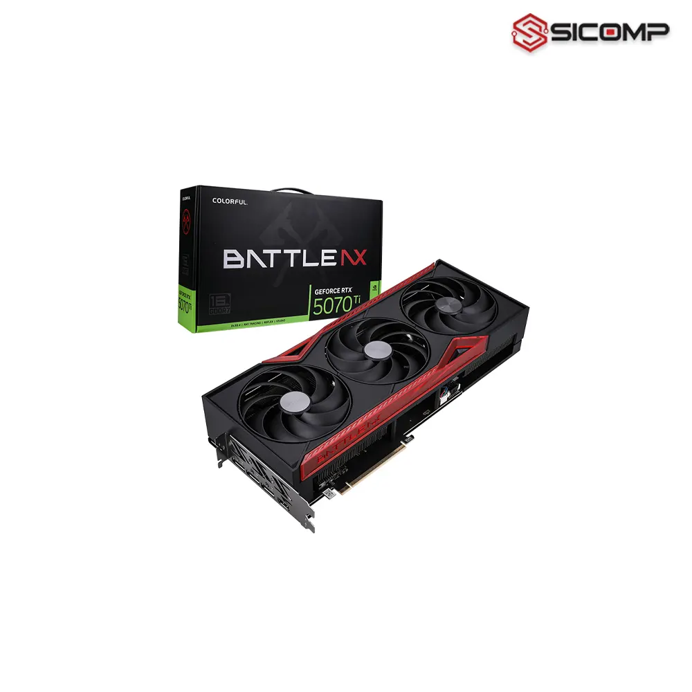 Tổng quan card màn hình Colorful GeForce RTX 5070 Ti NB EX 16GB-V chính hãng tại Sicomp