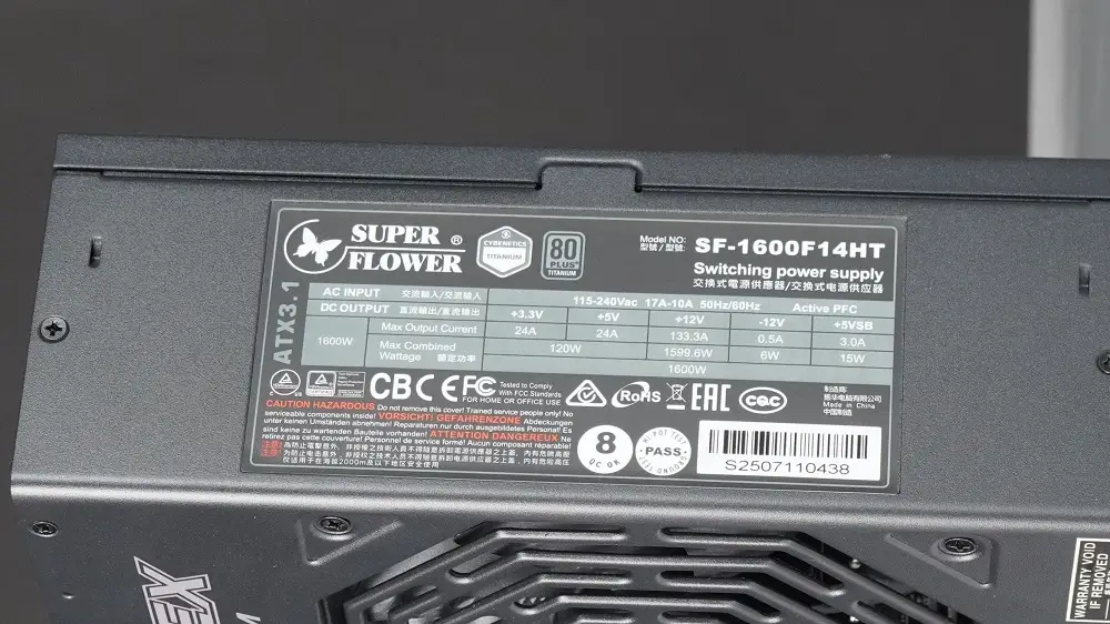 Bảng hiệu suất chuẩn nguồn 80 Plus truyền thống