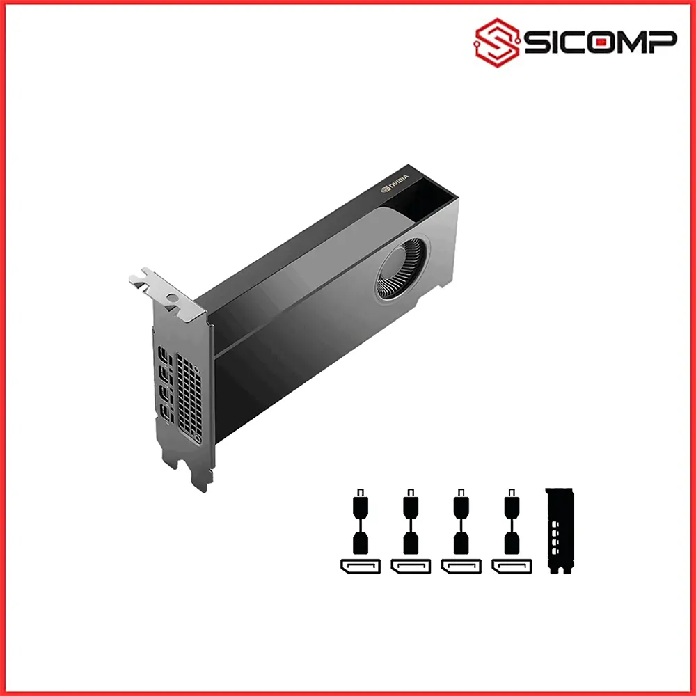 Thiết kế Low Profile nhỏ gọn tương thích tối ưu hệ thống máy trạm SFF doanh nghiệp