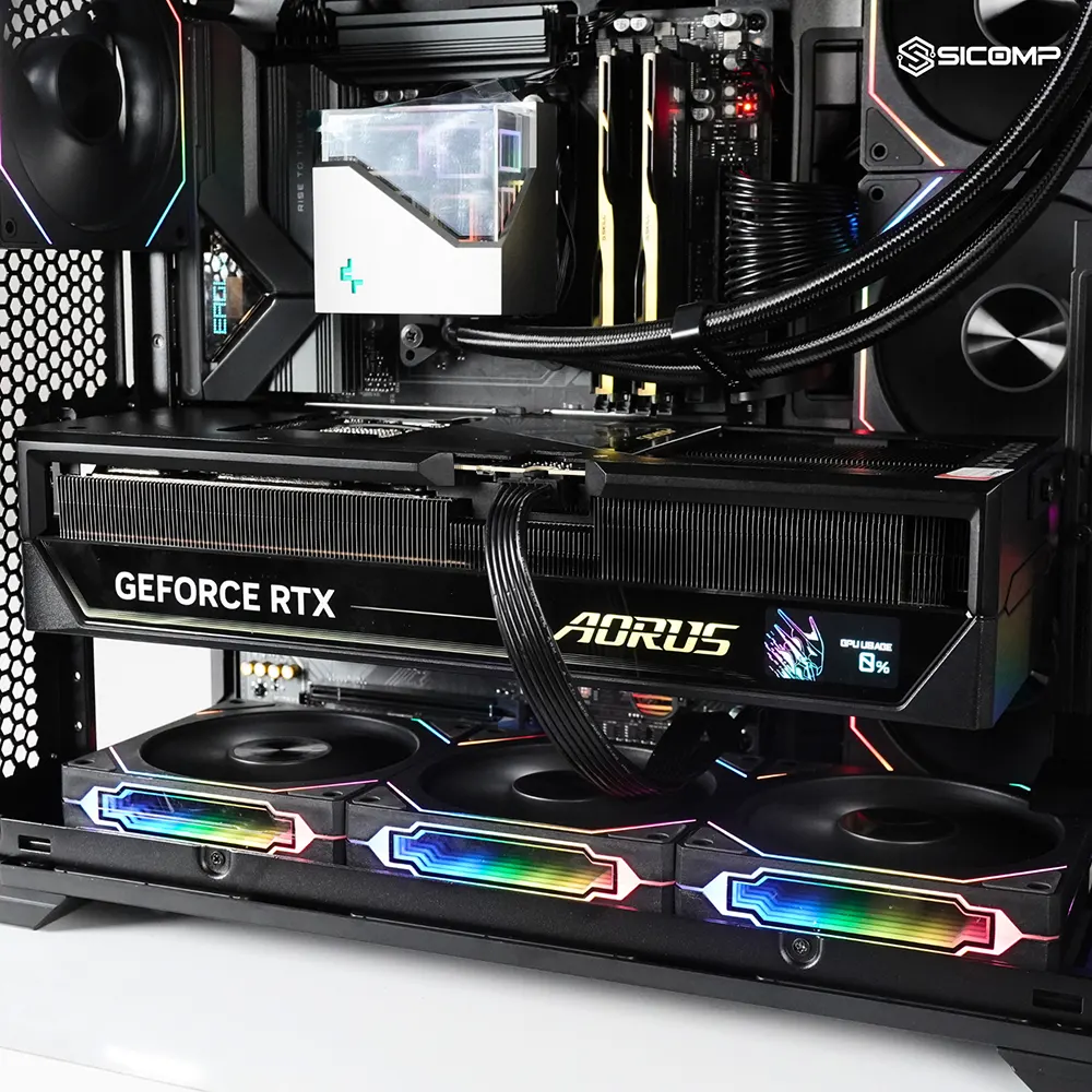 Card màn hình Gigabyte AORUS GeForce RTX 5090 MASTER 32G chính hãng tại Sicomp