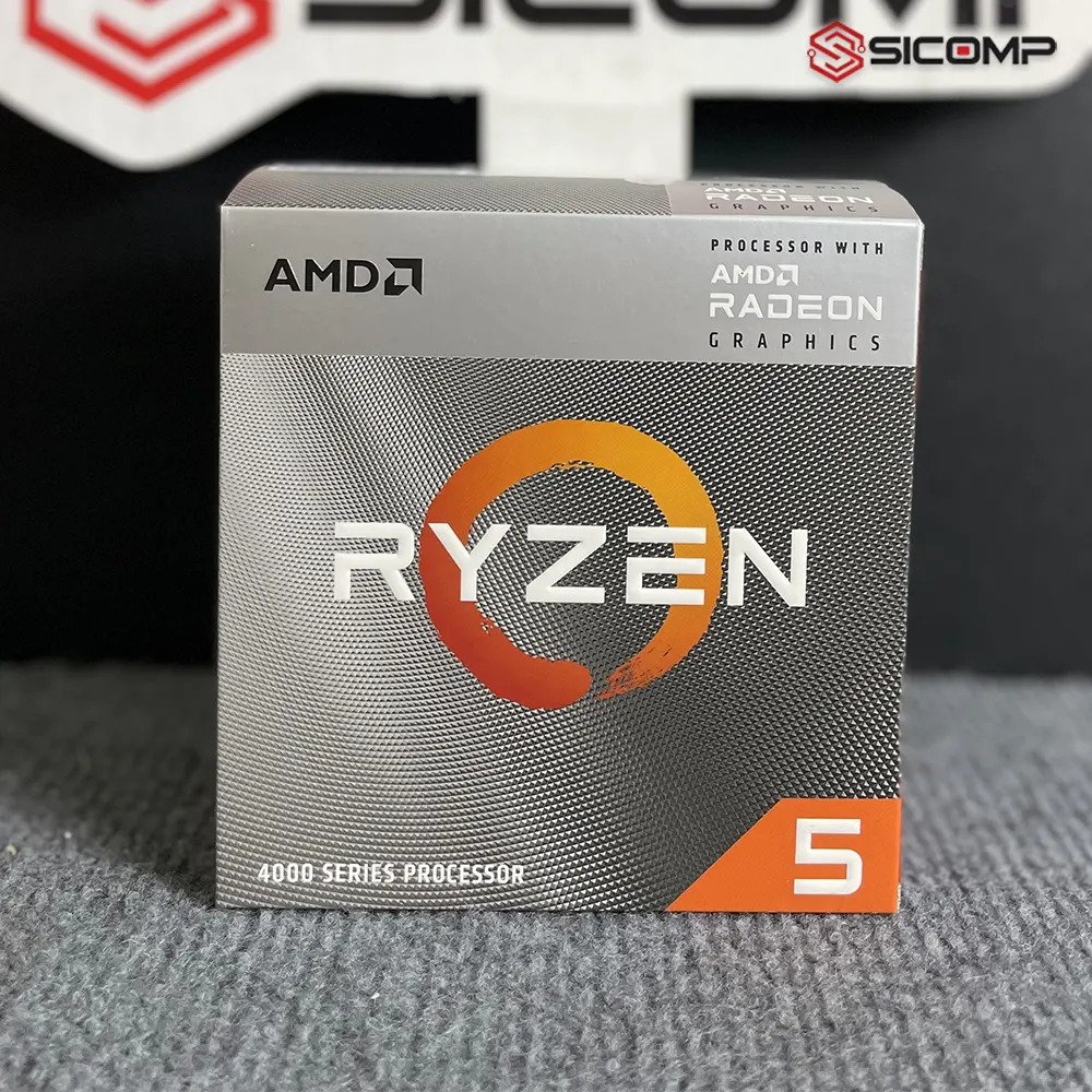 Cấu trúc 6 nhân 12 luồng của AMD Ryzen 5 4600G xử lý mượt mà tác vụ đa nhiệm