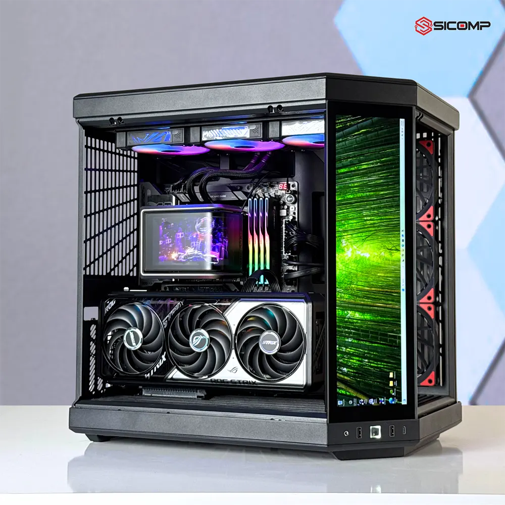 Tổng quan bộ cấu hình siêu máy tính PC Sicomp Hi-End Gaming Ryzen 9 9950X3D2