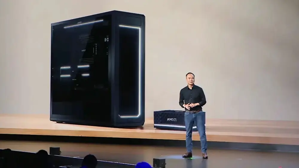 Tổng quan siêu máy trạm AI AMD Threadripper Halo Station trang bị 96 nhân Zen 5 và GPU Instinct MI350P
