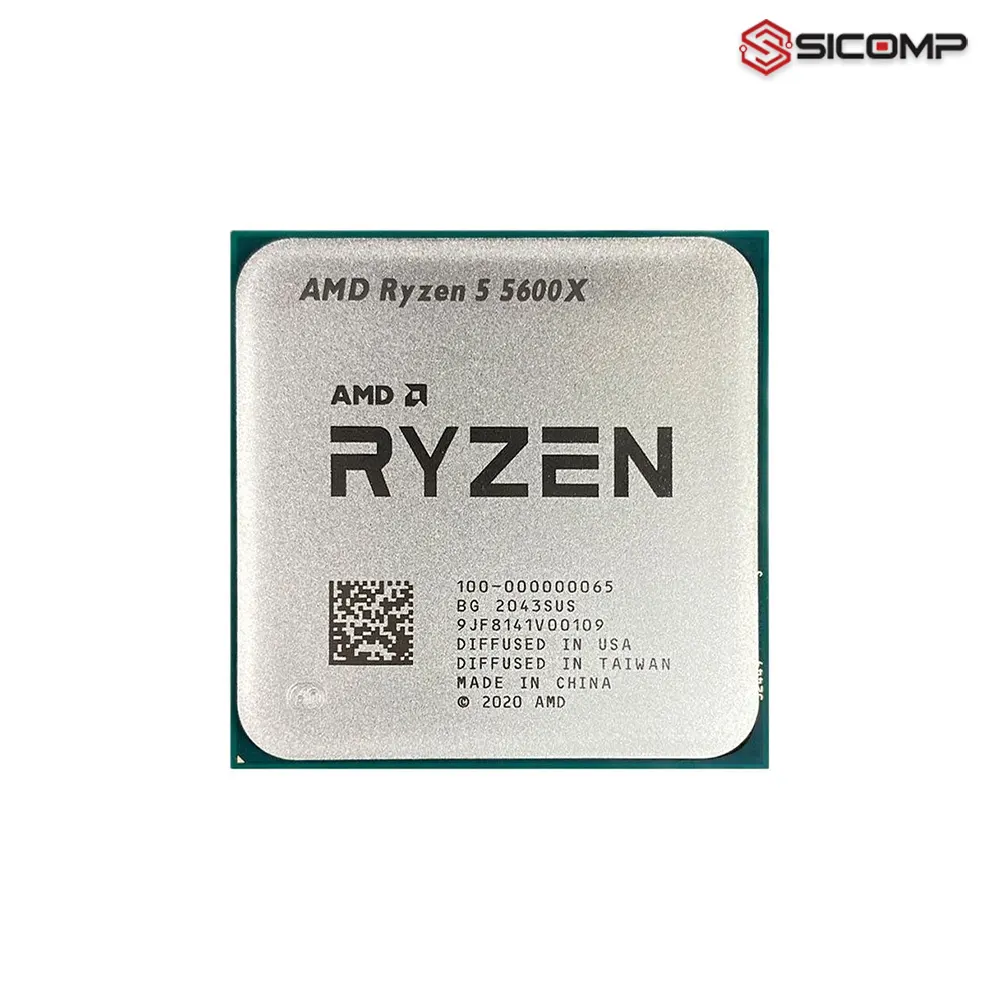 Bộ vi xử lý CPU AMD Ryzen 5 5600X Tray 6 nhân 12 luồng chính hãng tại Sicomp