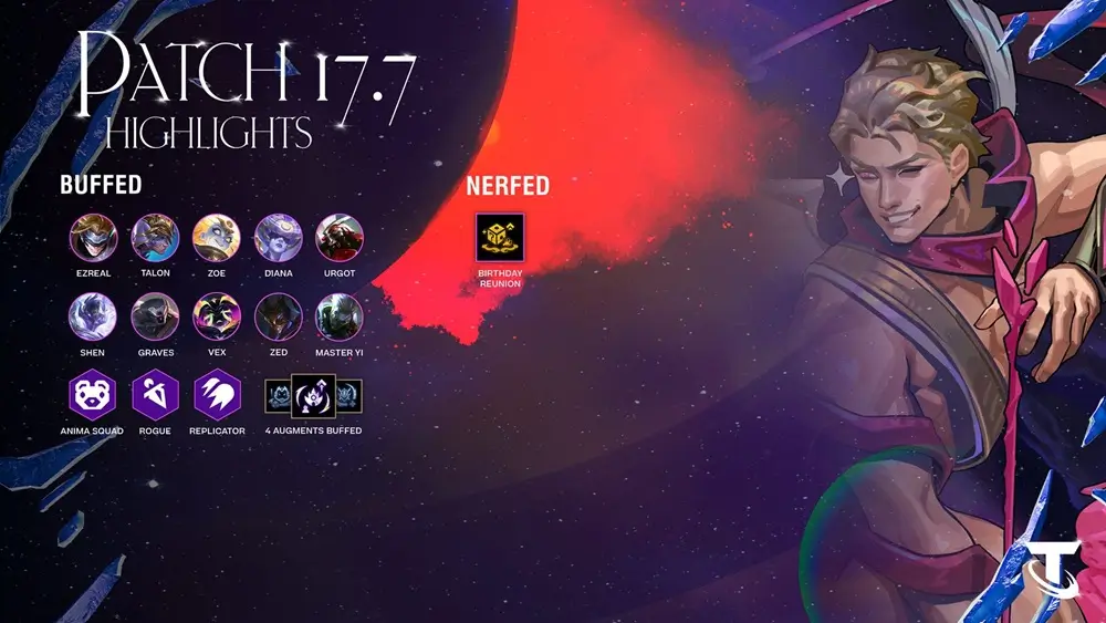 Tổng quan bản cập nhật ĐTCL 17.7 và máy chủ thử nghiệm PBE Mùa 18 Enchanted Wilds