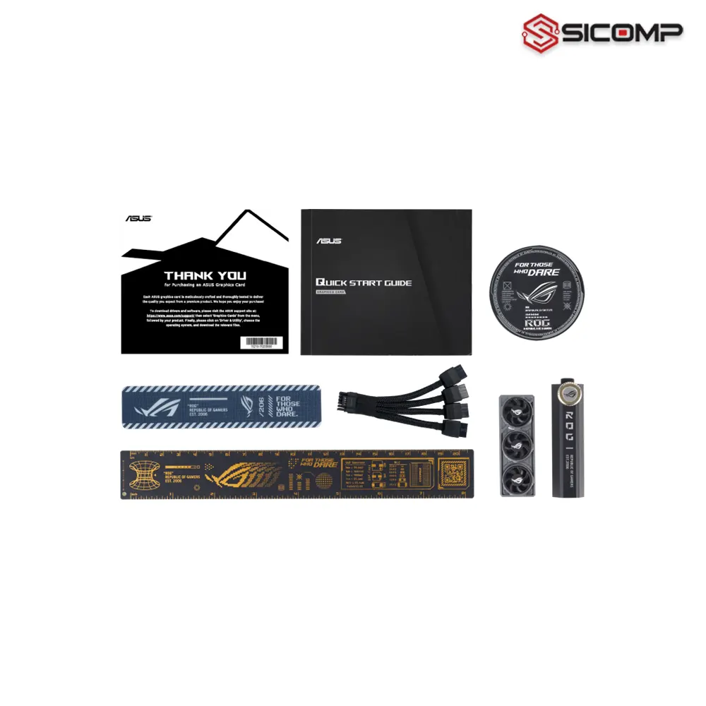 Bộ phụ kiện độc quyền ROG Collector đi kèm card màn hình ROG Astral RTX 5090