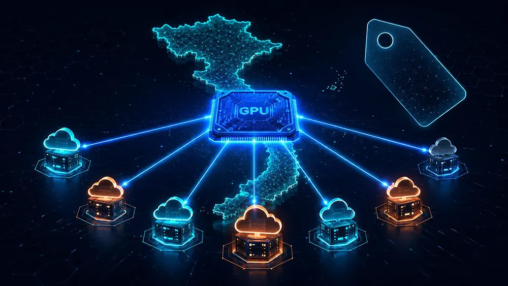 Hệ thống Cloud GPU từ xa Mô hình điện toán đám mây thuê tài nguyên Cloud GPU từ xa