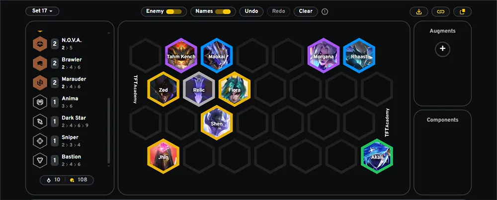Giai đoạn cuối game hoàn thiện Xếp đội hình tránh khống chế cứng cuối game