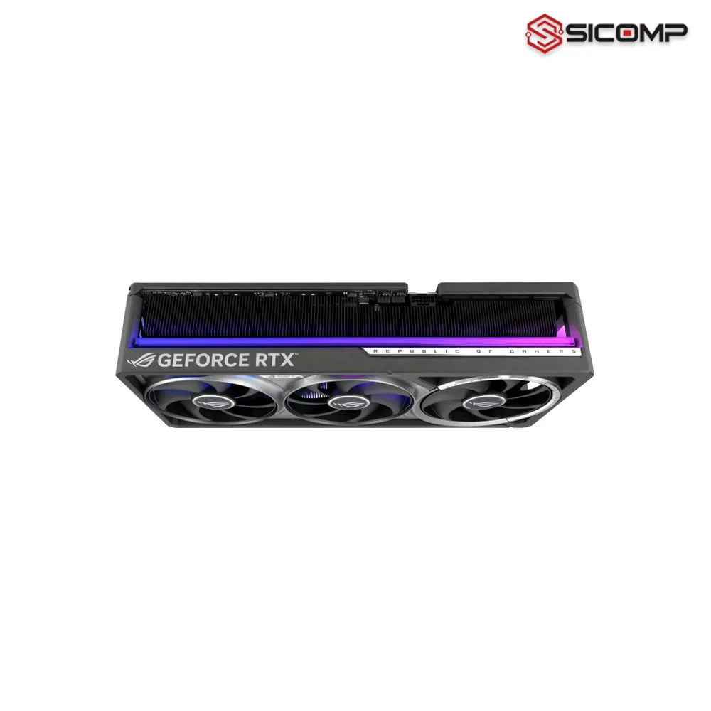 Dàn cấp nguồn MOSFET 80A, cảm biến Power Detector+ và lớp phủ PCB Coating trên ROG Astral RTX 5090