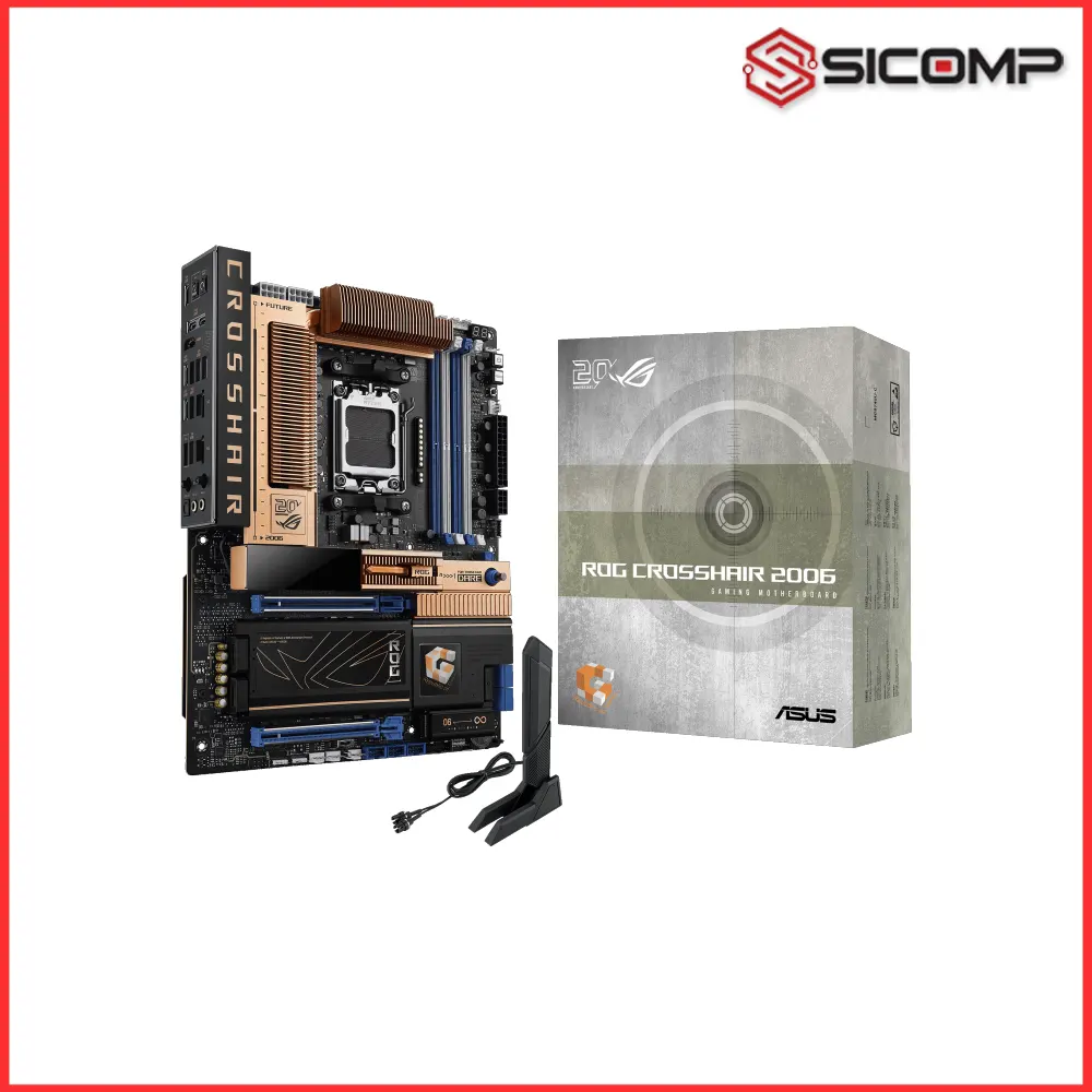 Mainboard ASUS ROG Crosshair 2006 phi&ecirc;n bản giới hạn kỷ niệm 20 năm tại Sicomp
