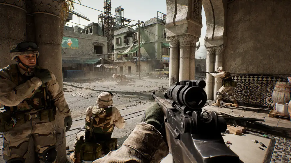 Game bắn súng chiến trường quân sự hầm hố Delta Force
