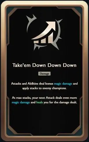Lõi Vàng Take’em Down Down Down Dồn Ép Tận Cùng