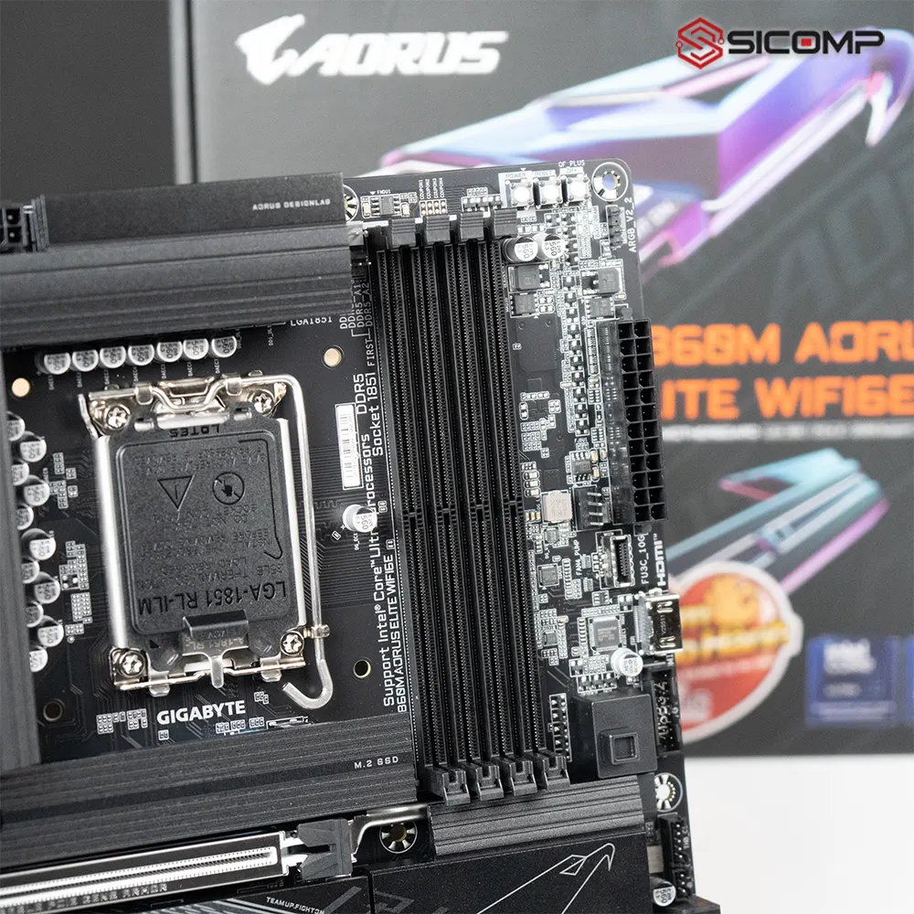 Hệ thống bốn khe cắm RAM DDR5 mở rộng đa nhiệm tối đa