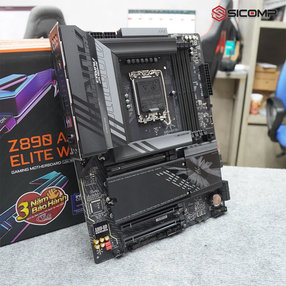 Khả năng hỗ trợ ép xung RAM DDR5 đỉnh cao của bo mạch chủ Z890 Aorus