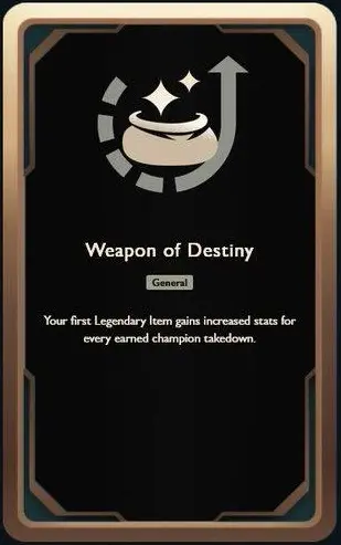 Lõi Vàng Weapon of Destiny Binh Khí Định Mệnh