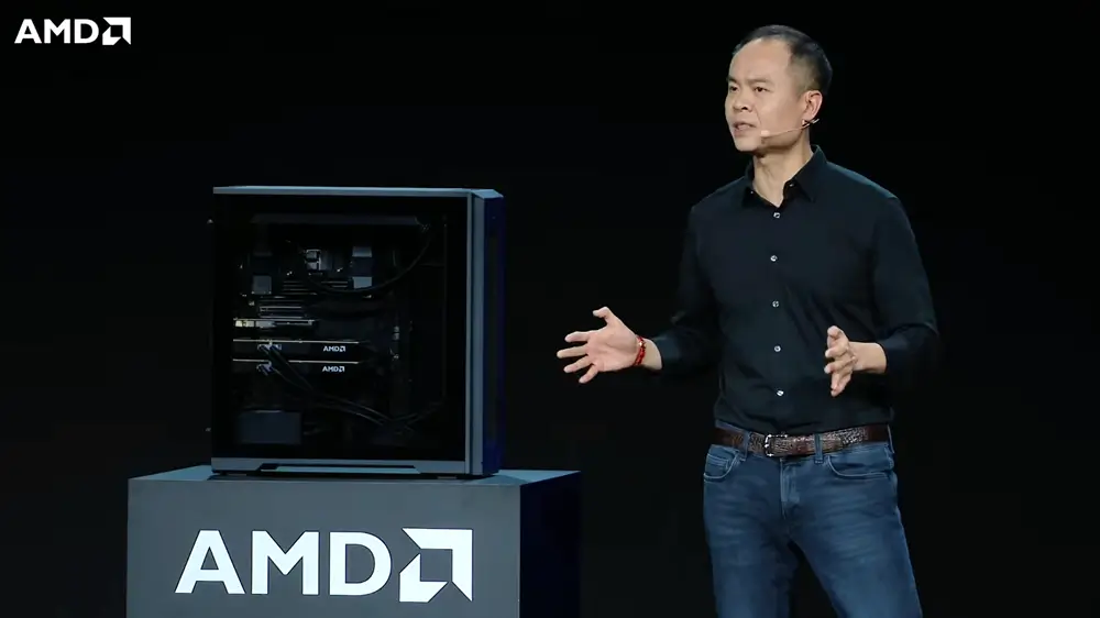 Thiết kế ngoại thất của siêu máy trạm cá nhân AMD Threadripper Halo Station