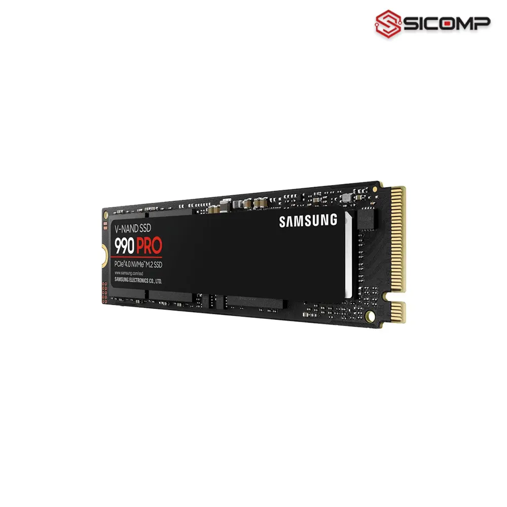 Bộ nhớ đệm 4GB LPDDR4X và chip nhớ V-NAND trên Samsung 990 PRO 4TB