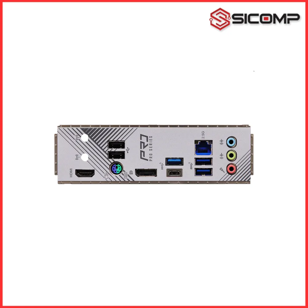 Cổng cắm Hyper M.2 PCIe Gen4 và khe cắm VGA bọc thép bảo vệ Steel Slot