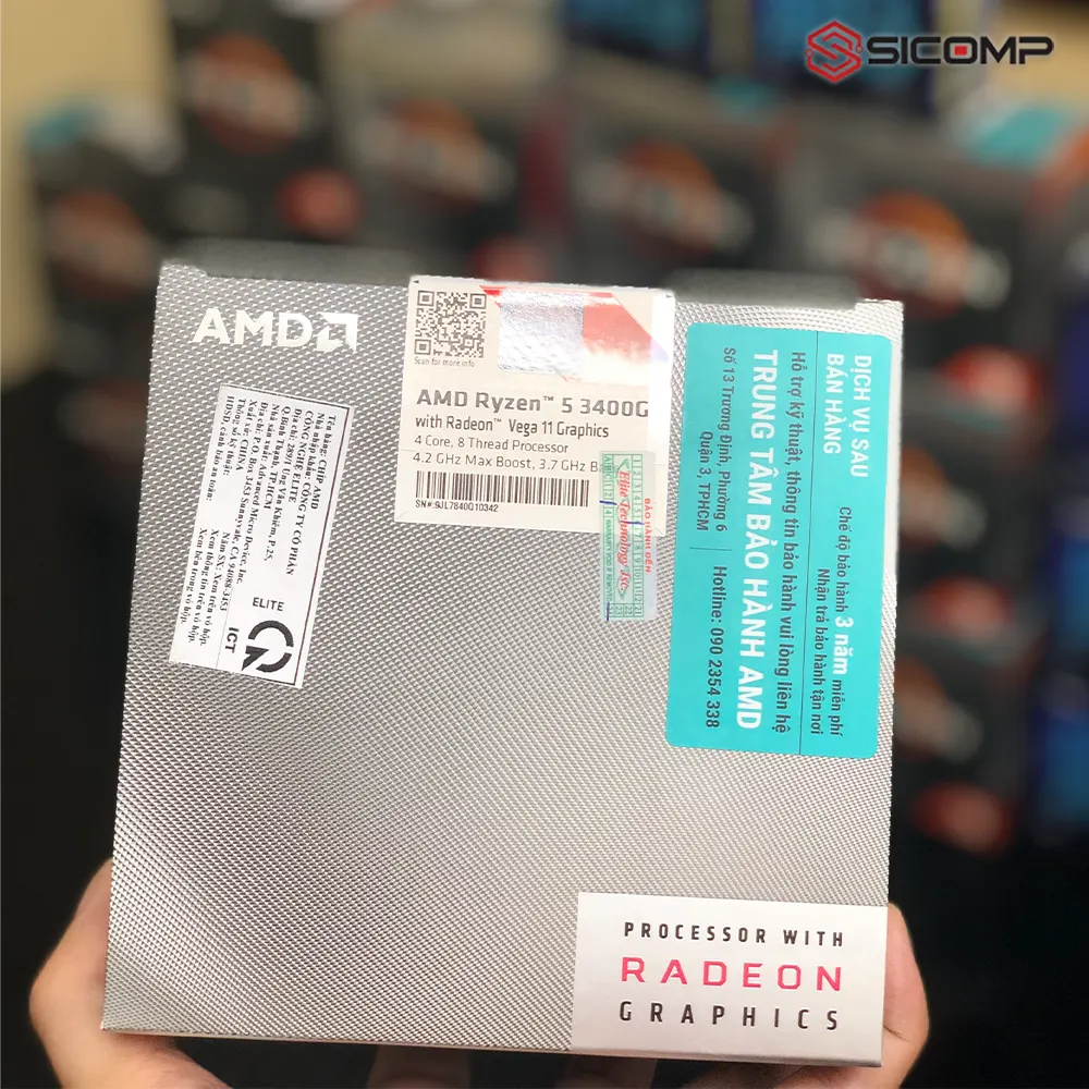 Năng lực vận hành đa nhiệm thô ổn định của Ryzen 5 3400G